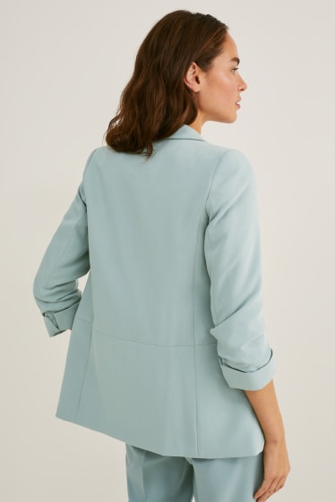 Women - Blazer - relaxed fit - mint green