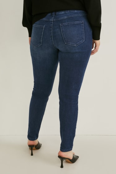 Damen - Relaxed Jeans - Mid Waist - helljeansblau