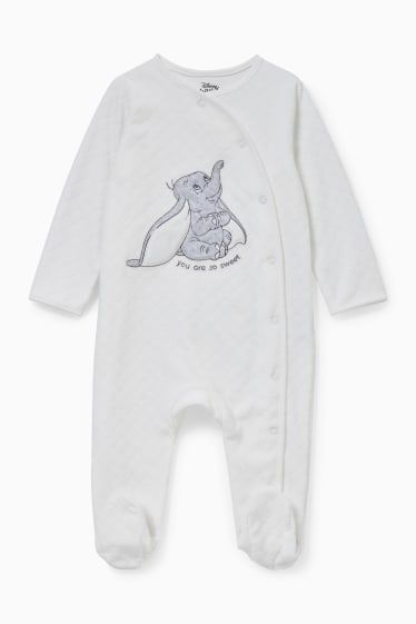 Babys - Dumbo - Baby-Schlafanzug - weiß