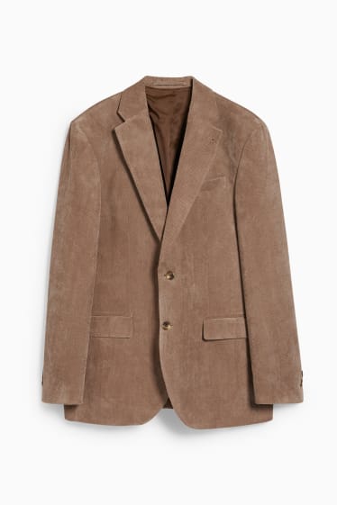 Hommes - Veste de costume - regular fit - matière texturée - beige