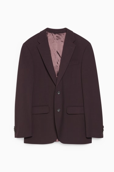 Men - Mix-and-match tailored jacket - regular fit - Flex - LYCRA® - bordeaux