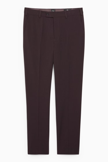 Herren - Baukasten-Hose - Regular Fit - Flex - LYCRA® - bordeaux