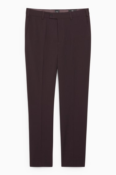 Bărbați - Pantaloni modulari - regular fit - Flex - LYCRA®  - bordo