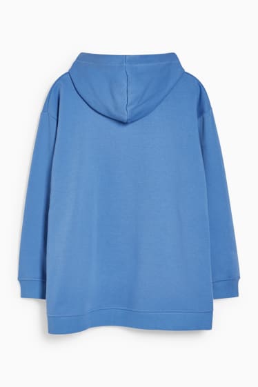 Mujer - Sudadera con capucha - azul