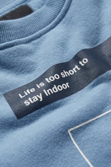 Kinderen: jongens - Sweatshirt - lichtblauw