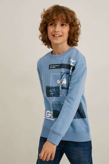Kinderen: jongens - Sweatshirt - lichtblauw