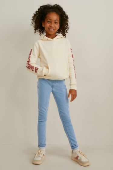 Kinderen - Set van 2 - jegging jeans - jeansblauw