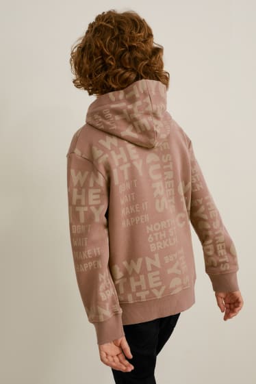 Kinderen: jongens - Hoodie - bruin