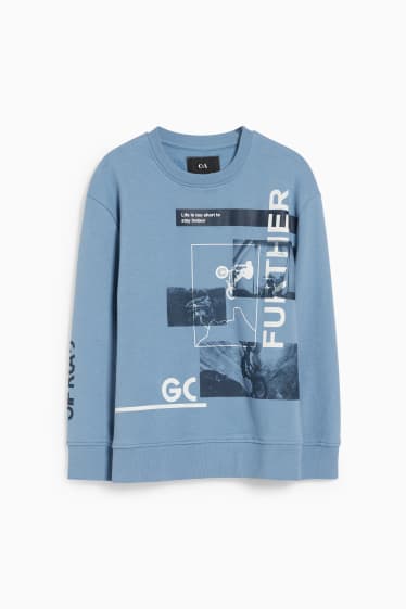 Kinderen: jongens - Sweatshirt - lichtblauw