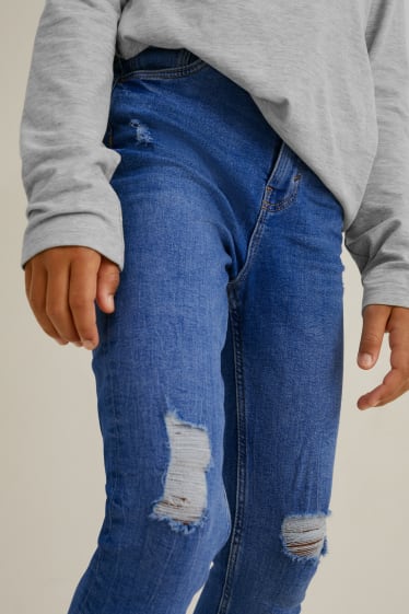 Kinderen - Skinny jeans - jeansblauw