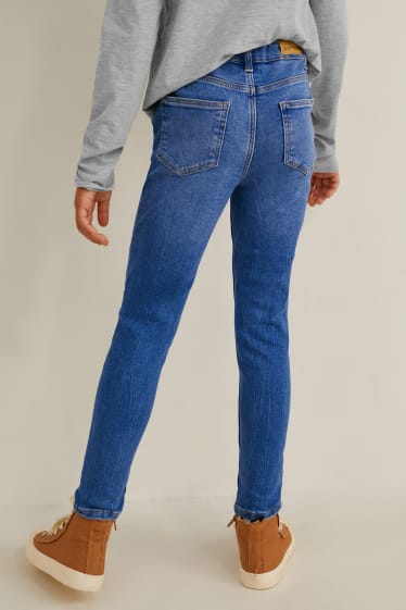 Kinderen: meisjes - Skinny jeans - jeansblauw