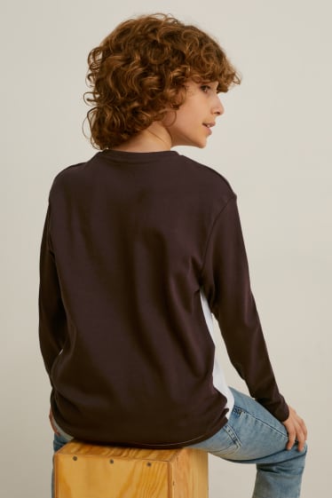 Niños - Camiseta de manga larga - marrón