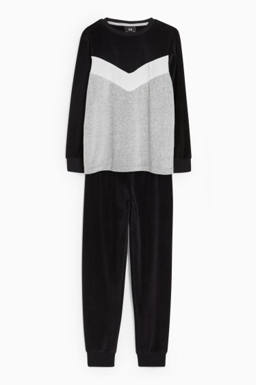 Copii - Băieți - Pijama - 2 piese - negru