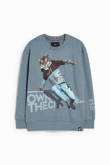 Kinderen - Sweatshirt - turquoise