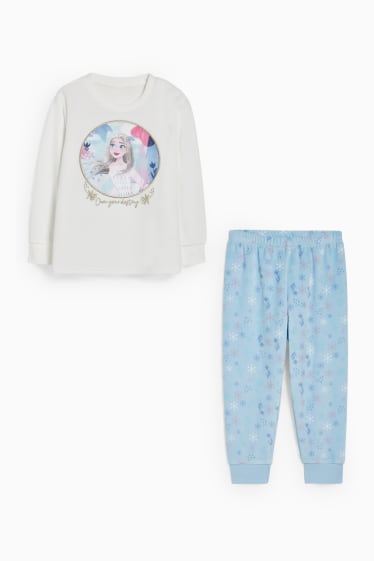 Kinder - Die Eiskönigin - Pyjama - 2 teilig - blau / weiß