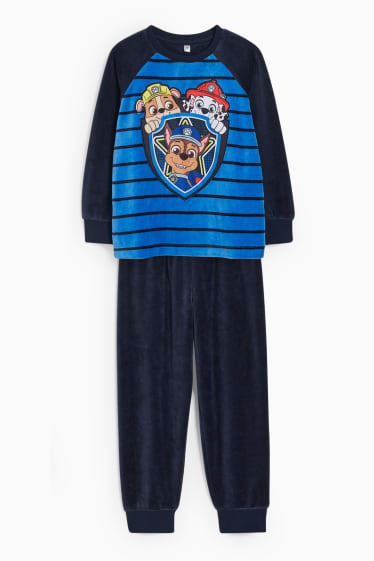 Kinderen - Paw Patrol - pyjama - 2-delig - donkerblauw