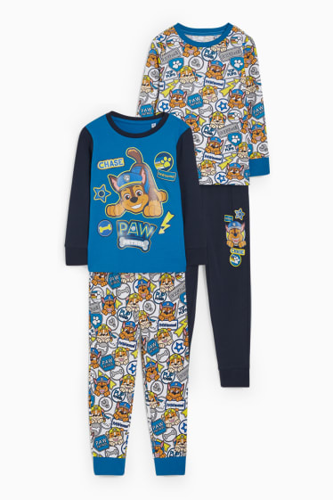 Copii - Băieți - Multipack 2 buc. - Patrula cățelușilor - pijama - 4 piese - albastru