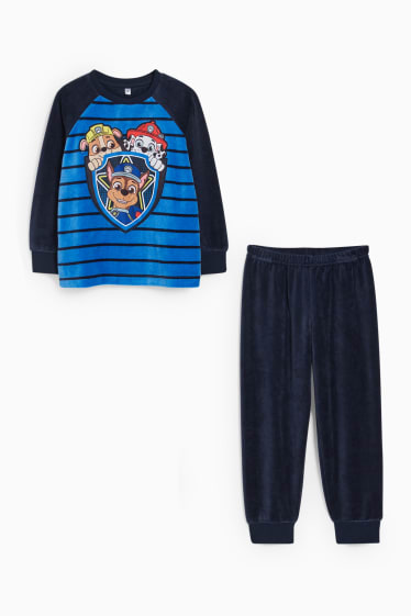 Kinderen - Paw Patrol - pyjama - 2-delig - donkerblauw