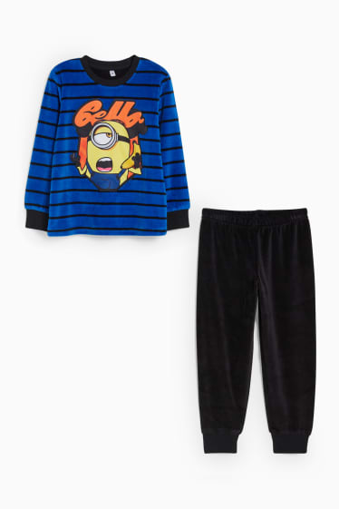 Enfants garçons - Minions - pyjama - 2 pièces - bleu foncé