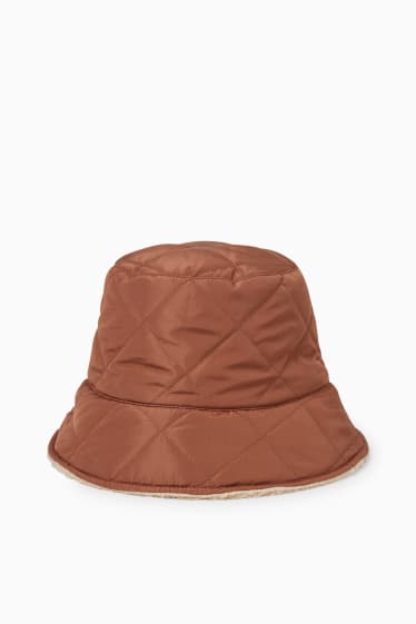 Teens & young adults - CLOCKHOUSE - reversible hat  - brown