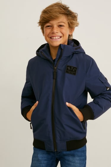 Children - Jacket with hood - dark blue