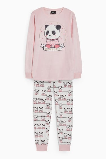 Kinder Mädchen - Pyjama - 2 teilig - rosa