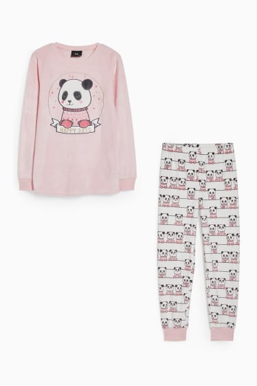 Kinder - Pyjama - 2 teilig - rosa