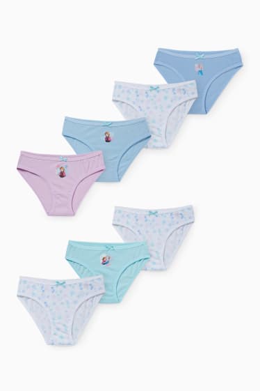 Bambine - Confezione da 7 - Frozen - slip - azzurro