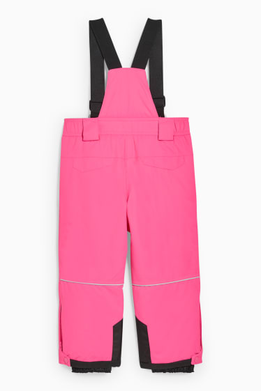 Children Girls - Ski pants - neon pink