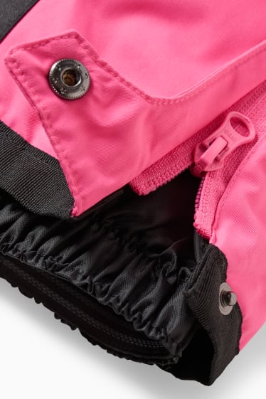 Children Girls - Ski pants - neon pink