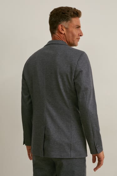 Hommes - Veste de costume - slim fit - Flex - LYCRA® - gris foncé