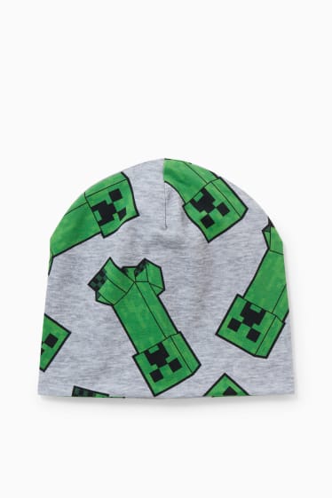 Nen - Minecraft - gorra - gris clar jaspiat