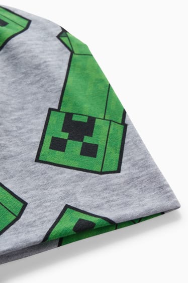 Nen - Minecraft - gorra - gris clar jaspiat