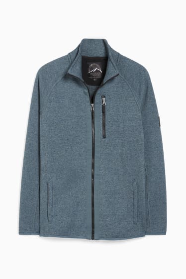 Men - Cardigan - dark turquoise