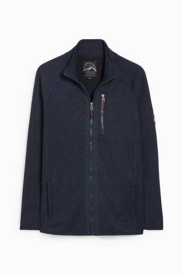 Uomo - Cardigan - blu scuro