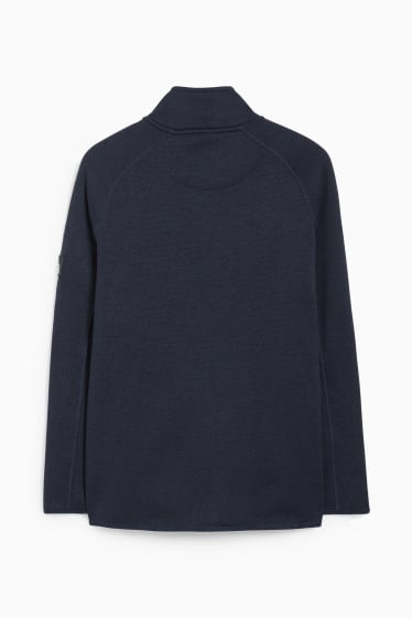 Uomo - Cardigan - blu scuro