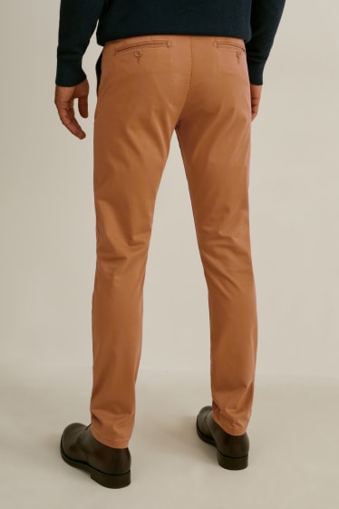 Heren - Chino - slim fit - Flex - LYCRA® - havanna