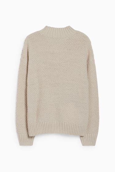 Femmes - Pullover - gris perle