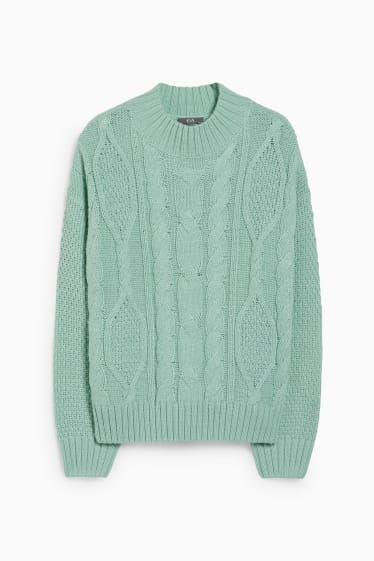 Women - Jumper  - mint green