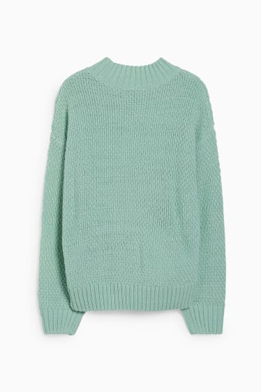 Damen - Pullover  - mintgrün