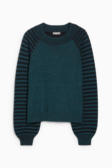Kobiety - Sweter - ciemnozielony