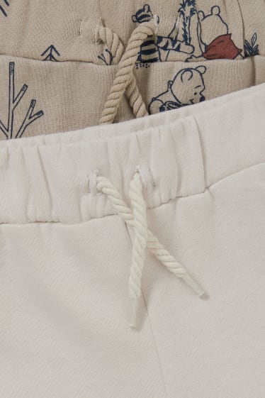 Bébés - Lot de 2 - Winnie l’ourson - pantalons de jogging pour bébé - beige chiné