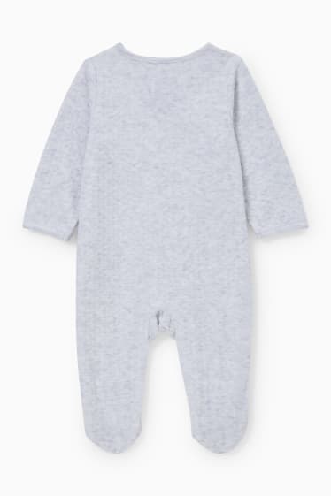 Unisex - Pijama nadalenc per a nadó - gris clar jaspiat