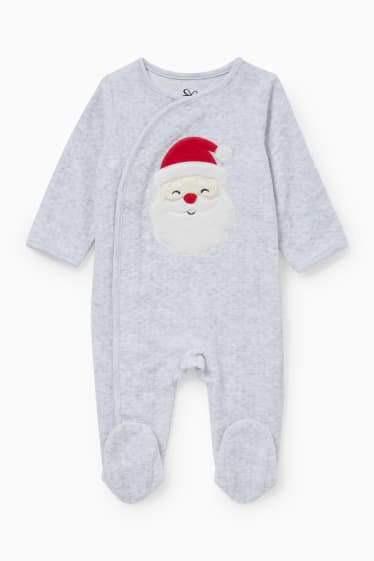 Unisex - Pijama nadalenc per a nadó - gris clar jaspiat