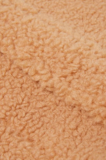 Femmes - CLOCKHOUSE - cabas en peluche - marron clair