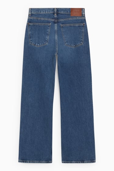 Damen - Relaxed Jeans - High Waist - helljeansblau