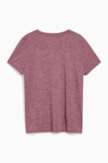 Mujer - Camiseta funcional - fitness - burdeos