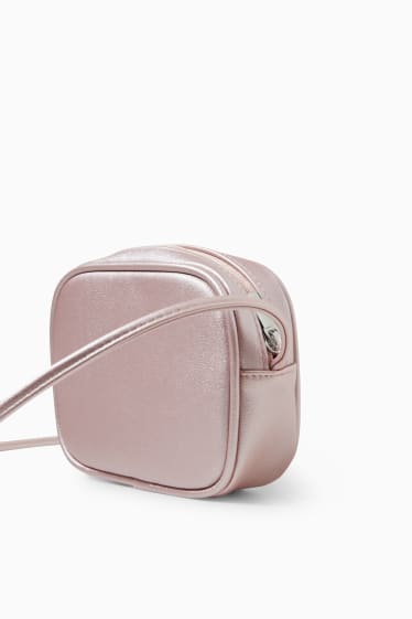 Enfants filles - Sac à bandoulière - synthétique - brillant - rose