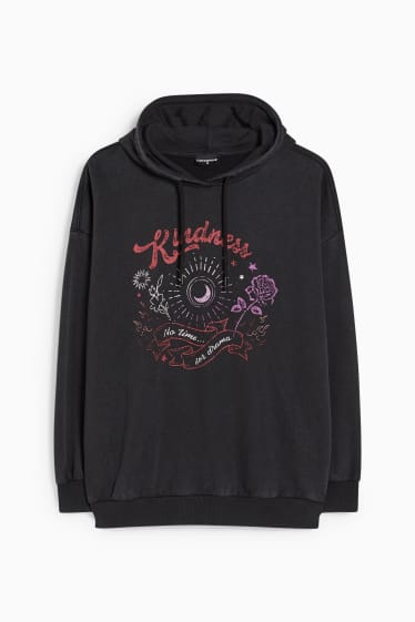 Femmes - CLOCKHOUSE - sweat à capuche - noir