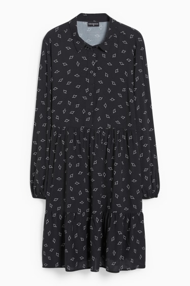 Femmes - CLOCKHOUSE - robe - à motif - noir